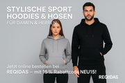 Stylische Sport Hoodies & Hosen für Damen & Herren | REQIDAS