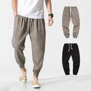Lightweight Linen Blend Trousers – Beachwear Look