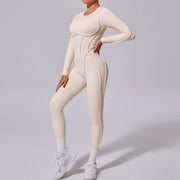 Navy Blue Fitness One-Piece Jumpsuit