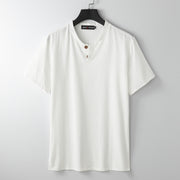 Plus size Japanese retro t-shirt in white