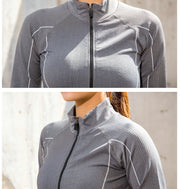Women's Nylon Spandex Activewear Jacket