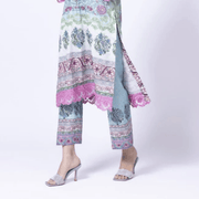 Embroidered Broshia Jacquard 3-Piece Set - Reqidas