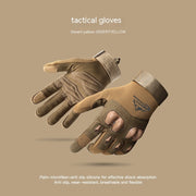 Full-Finger Cycling Gloves – Wear-Resistant Shockproof Sport Gloves