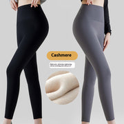 High Waist Cashmere Leggings Black Color