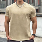 Men’s Fitness Raglan Sleeve T-Shirt – Carbon Gray