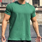 Loose Fit Gym T-Shirt for Men – Dark Green