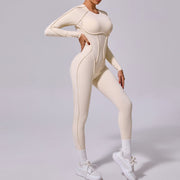 Navy Blue Fitness One-Piece Jumpsuit – Winter Collection