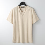 Apricot color loose fit summer tee for men and women