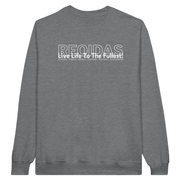 Reqidas Midweight Fleece Pullover in gray with 