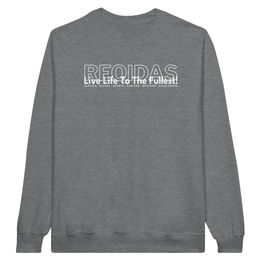 Reqidas Midweight Fleece Pullover in gray with 