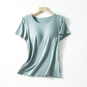 Women's Loose-Fit T-Shirt With Padded - Soft & Comfortable