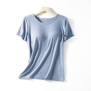 Women's Loose-Fit T-Shirt With Padded - Soft & Comfortable