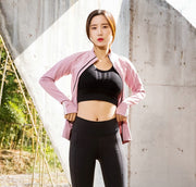 Women's Nylon Spandex Activewear Jacket