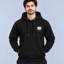 Reqidas Cotton Fleece Hoodie in Solid Color Front View