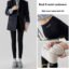 cashmere leggings,high waist thermal tights,warm winter leggings,fleece lined women's leggings,plush thermal trousers,tummy control winter leggings,cold weather fleece tights